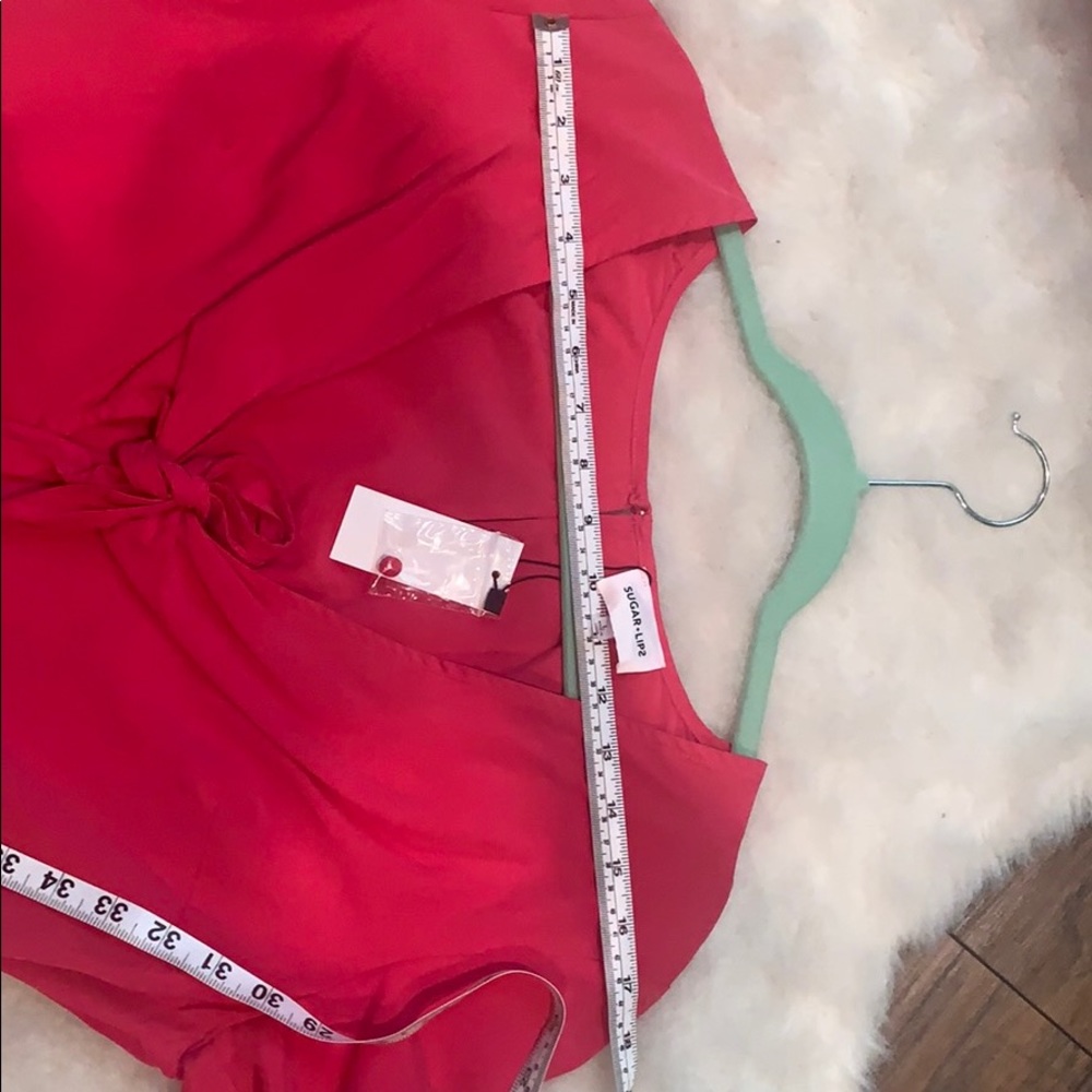 Sexy Hot Pink Romper - Picture 8 of 8